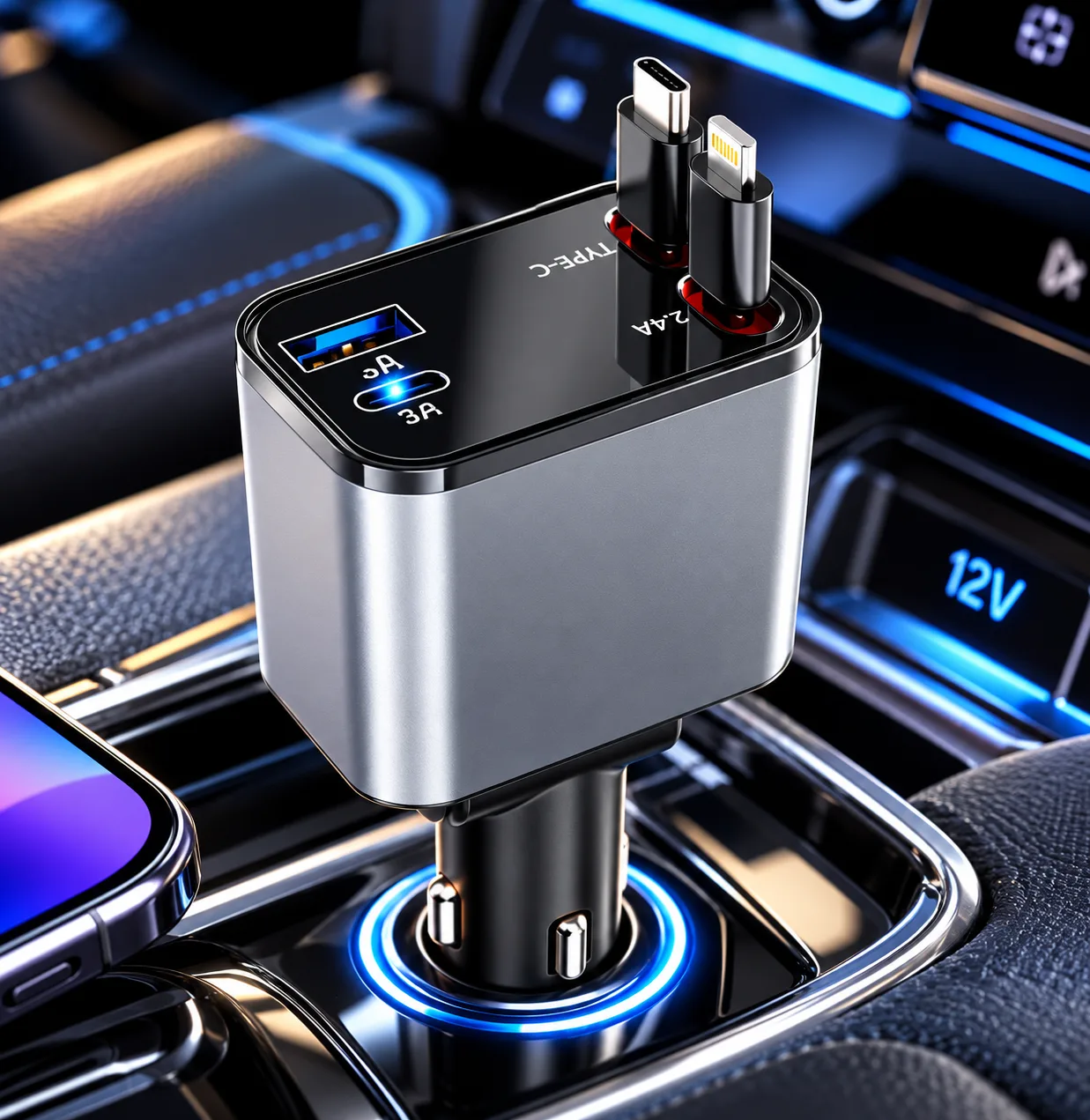 Retractable Car Charger