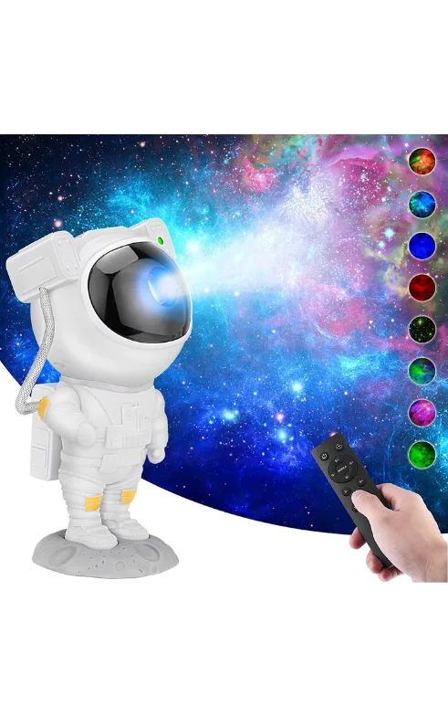 Astronaut Galaxy Projector Lamp with Remote – Star and Nebula Light for Bedroom and Kids Room