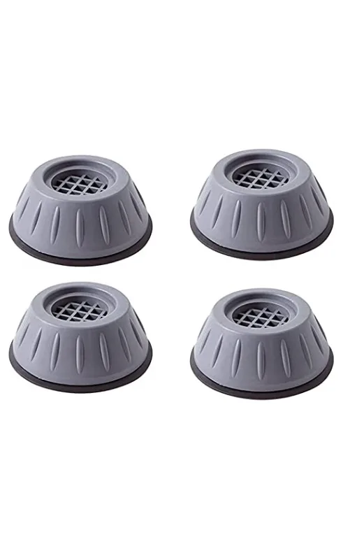 Anti-Vibration Pads for Washing Machine and Furniture – Shock Absorbing Support Feet (Set of 4)