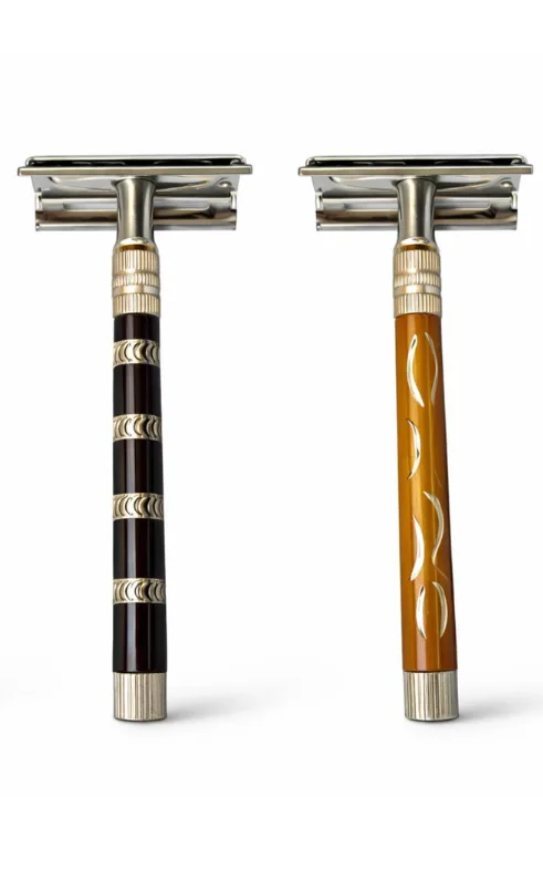 Stainless Steel Double Edge Safety Razor for Men