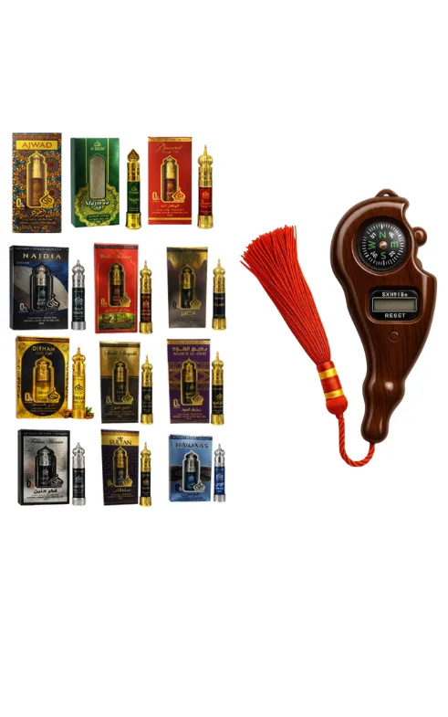 Dirham Attar Concentrated Perfume Oil 6 ml – Alcohol Free any random attar given Digital Counter Tally Counting Finger
